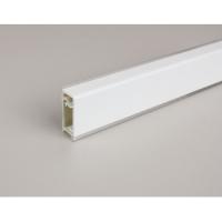 Плинтус алюминиевый прямоугольный белый