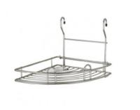 Полка угловая закругленная АХ_201L хром