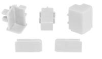 Набор уголков белый прямоугольный