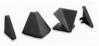 Набор уголков черный