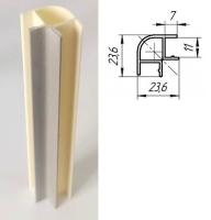 Угол 90 (внутренний) 150 мм Титан (Ижевск)