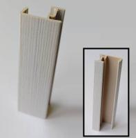 Угол 90 (универ) 100 мм Выбеленное дерево (Термопласт)