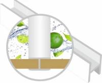 Планка соединительная Н белая