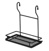 Полка многоцелевая мини АХ_202F ЧЕРНЫЙ