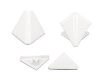 Набор уголков белый