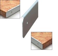 Планка 38 торцевая универсальная алюминий