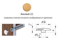 Заглушка под евро ФМС Бежевый №2