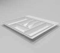 Лоток 600 белый МФС