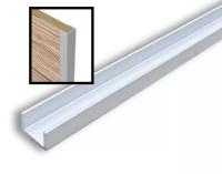 Планка КВАДРО торцевая П матовая