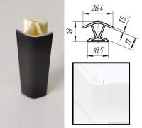 Угол 135 гр. 100 мм Черный (Ижевск)