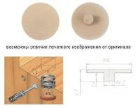 Заглушка эксцентрика d_4 Бежевый
