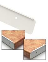 Планка 38 торцевая белая