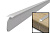 Планка 38 Т щелевая алюминий