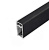 Плинтус алюминиевый прямоугольный черный