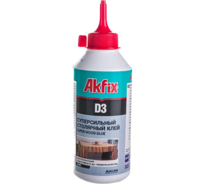 Клей Akfix D3 Белый 500гр 10501