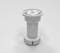 Ножка белая 100 мм МФС77