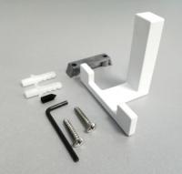 Крючок двойной белый Krok ГРАТИС