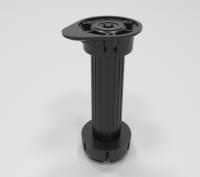 Ножка черная 150 мм с упором МФС77