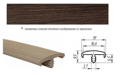 Кант ИЖ Дуб венге(коричневый) Т16