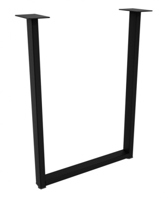 Подстолье прямоугольное 710мм ЧЕРНЫЙ BEZGANS PS_710B