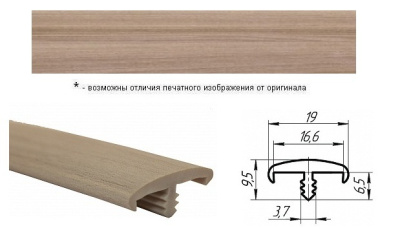 Кант ИЖ Ясень темный Т16